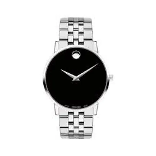 Movado Museum Classic Black Museum Dial Stainless Steel Bracelet Watch