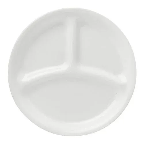 Corelle Winter Frost White 8.5" Divided Salad Plate