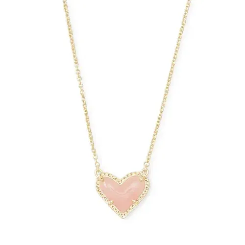 Kendra Scott Ari Heart Gold Pendant Necklace