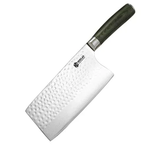 HexClad Damascus Steel 7" Cleaver