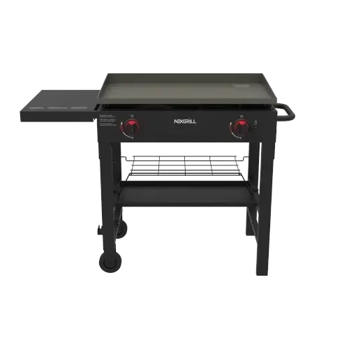 Nexgrill 2-Burner Propane Gas Grill with Griddle Top