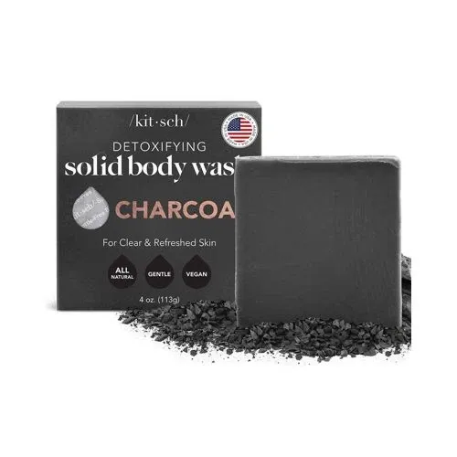 Kitsch Charcoal Detoxifying Body Wash Bar