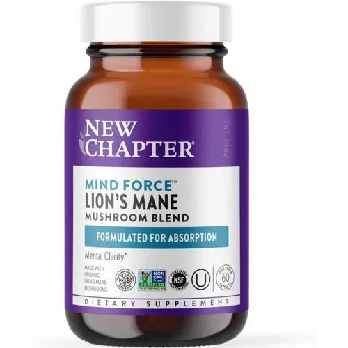 New Chapter Mind Force Lion’s Mane Mushroom Blend