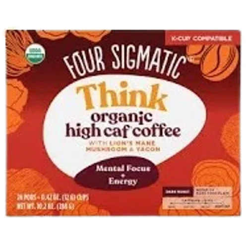Four Sigmatic Think High Caf Coffee Pods Box