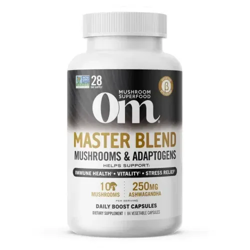 Om Mushroom Master Blend Mushroom Capsules