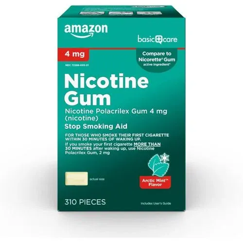 Amazon Basic Care Nicotine Polacrilex Gum