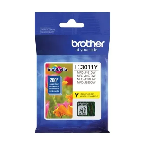 Brother LC3011Y Standard-Yield Ink Cartridge