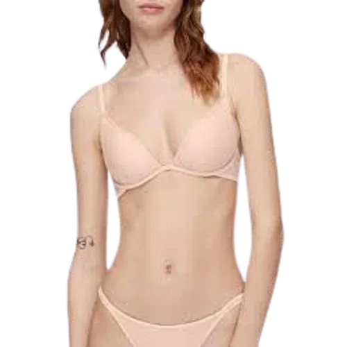 Calvin Klein Sheer Marquisette Unlined Plunge Bra