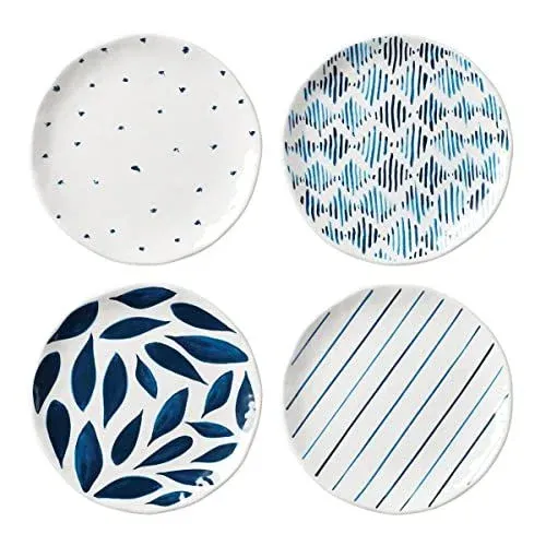 Lenox Blue Bay Melamine Assorted Accent Plates