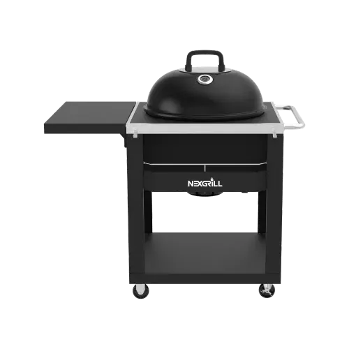 Nexgrill Charcoal Kettle with Cart and Side Table