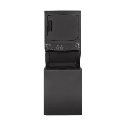 GE Unitized Spacemaker® 3.8 cu. ft. Capacity Washer with Stainless Steel Basket and 5.9 cu. ft. Capacity Gas Dryer