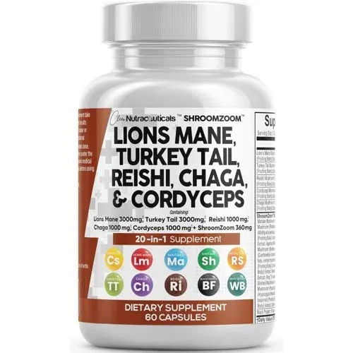 Clean Nutraceuticals ShroomZoom Mushroom Supplement