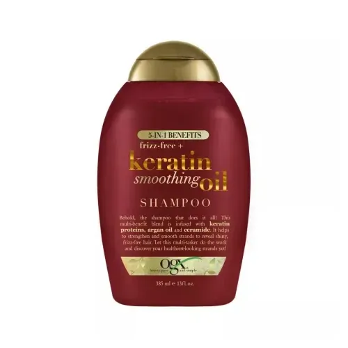 OGX Frizz-Free Keratin Smoothing Oil Shampoo