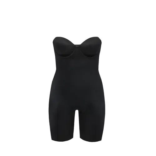 Spanx Suit Your Fancy Strapless Cupped Mid-Thigh Bodysuit