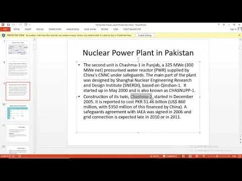 Nuclear Power Generation I Power Generation Online Lecture 22