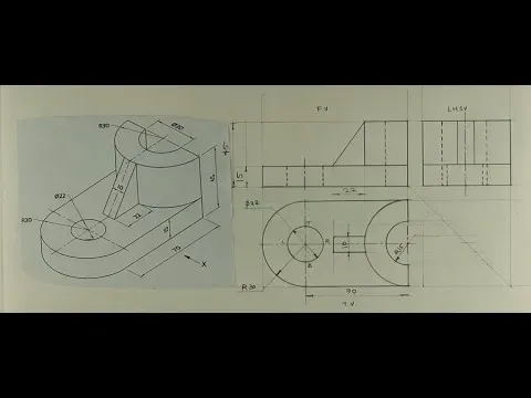 Orthographic projection - Engineering drawing - Technical drawing