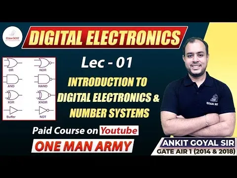 Introduction to Digital Electronics and Number Systems Digital Electronics Ankit Goyal