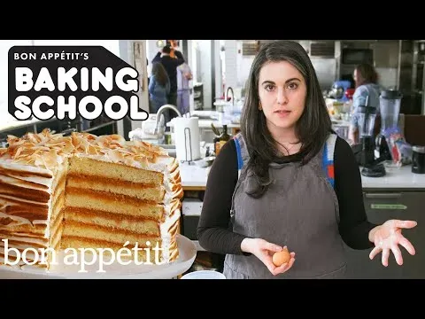 Claire Teaches You Cake Baking (Lesson 1) Baking School Bon Appetit