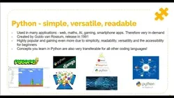 Python: coding from beginner to advanced