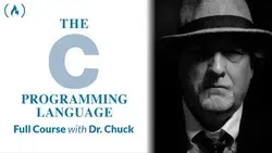 Learn C Programming with Dr Chuck (feat classic book by Kernighan and Ritchie)