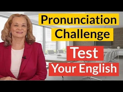 English Pronunciation Test - How good is your English?