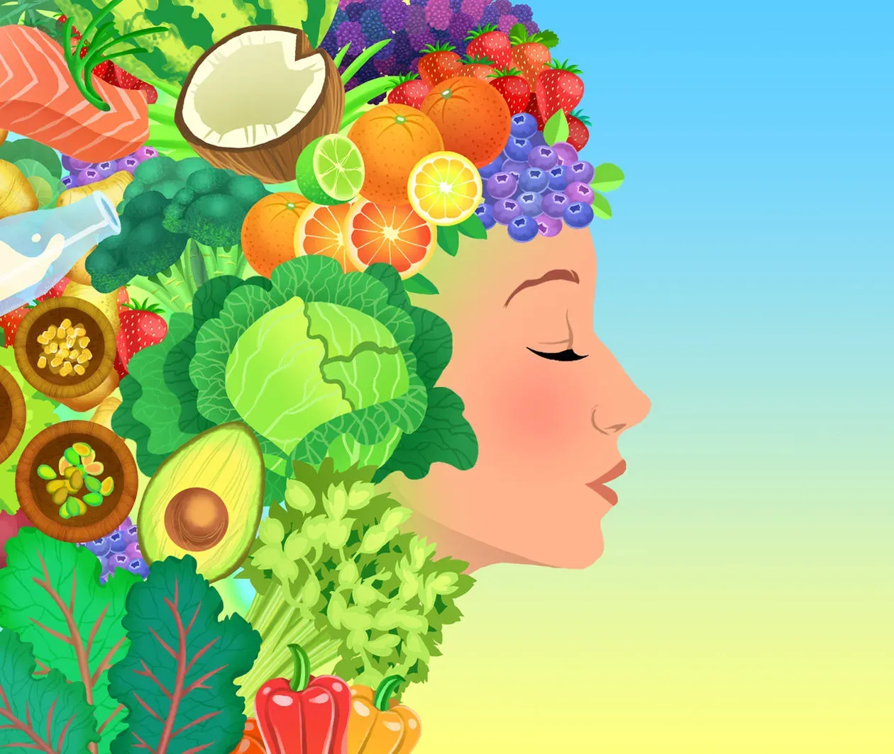 La nourriture et l'esprit : relation entre l'alimentation l'intestin et le cerveau