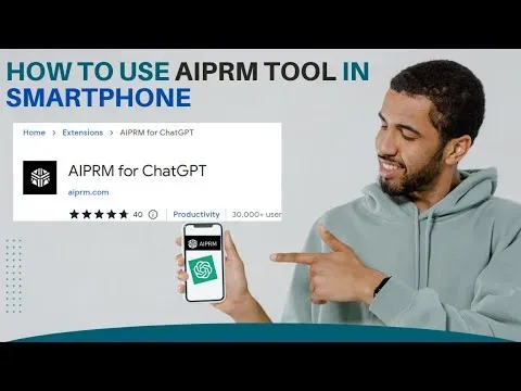 How to use AIPRM for chatgpt in smartphone