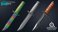 Video Game Weapon Course : Modeling & Substance Painter 2