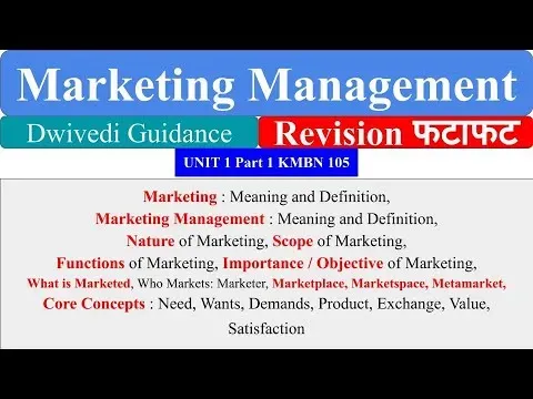 Marketing marketing management Core Concepts marketing management mba marketing management bba