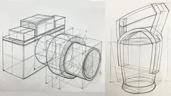 Industrial Product-Object Drawing Course with Perspective